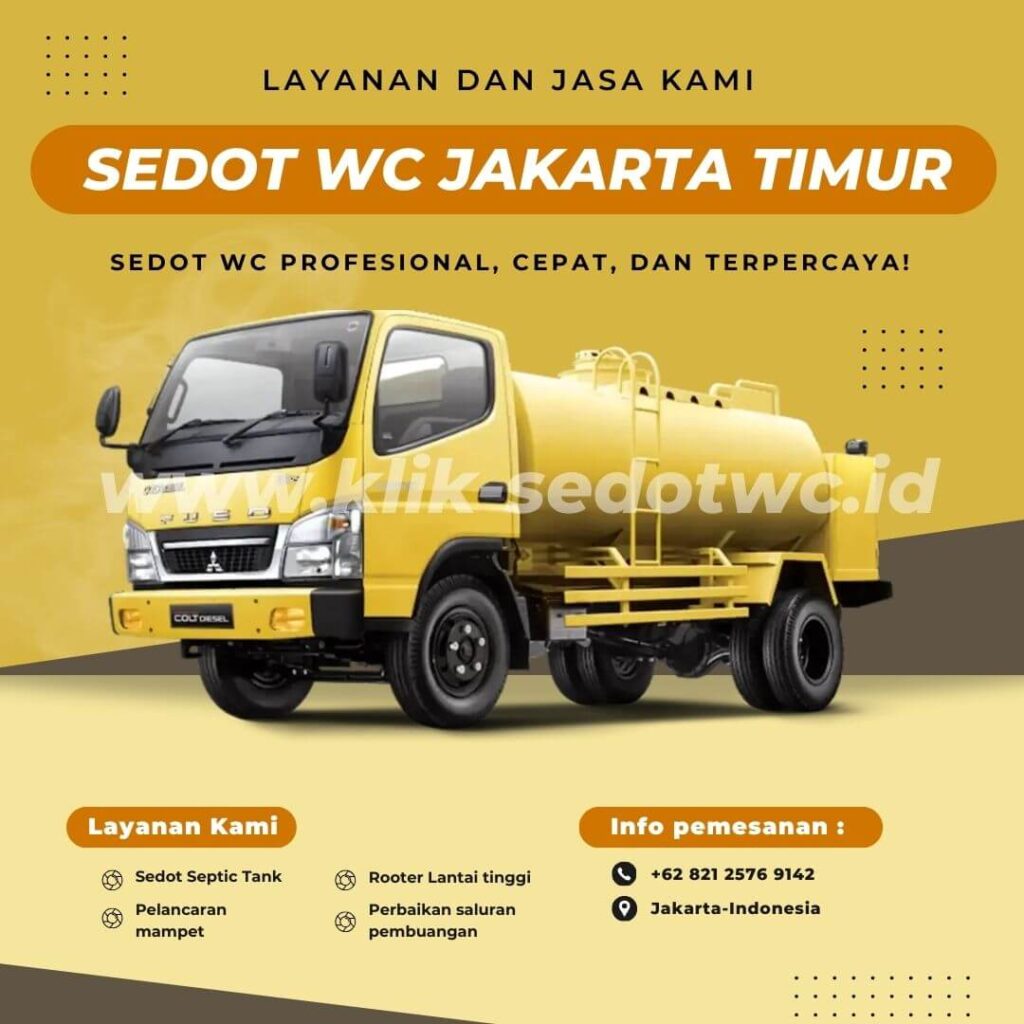 Sedot WC Jakarta Timur